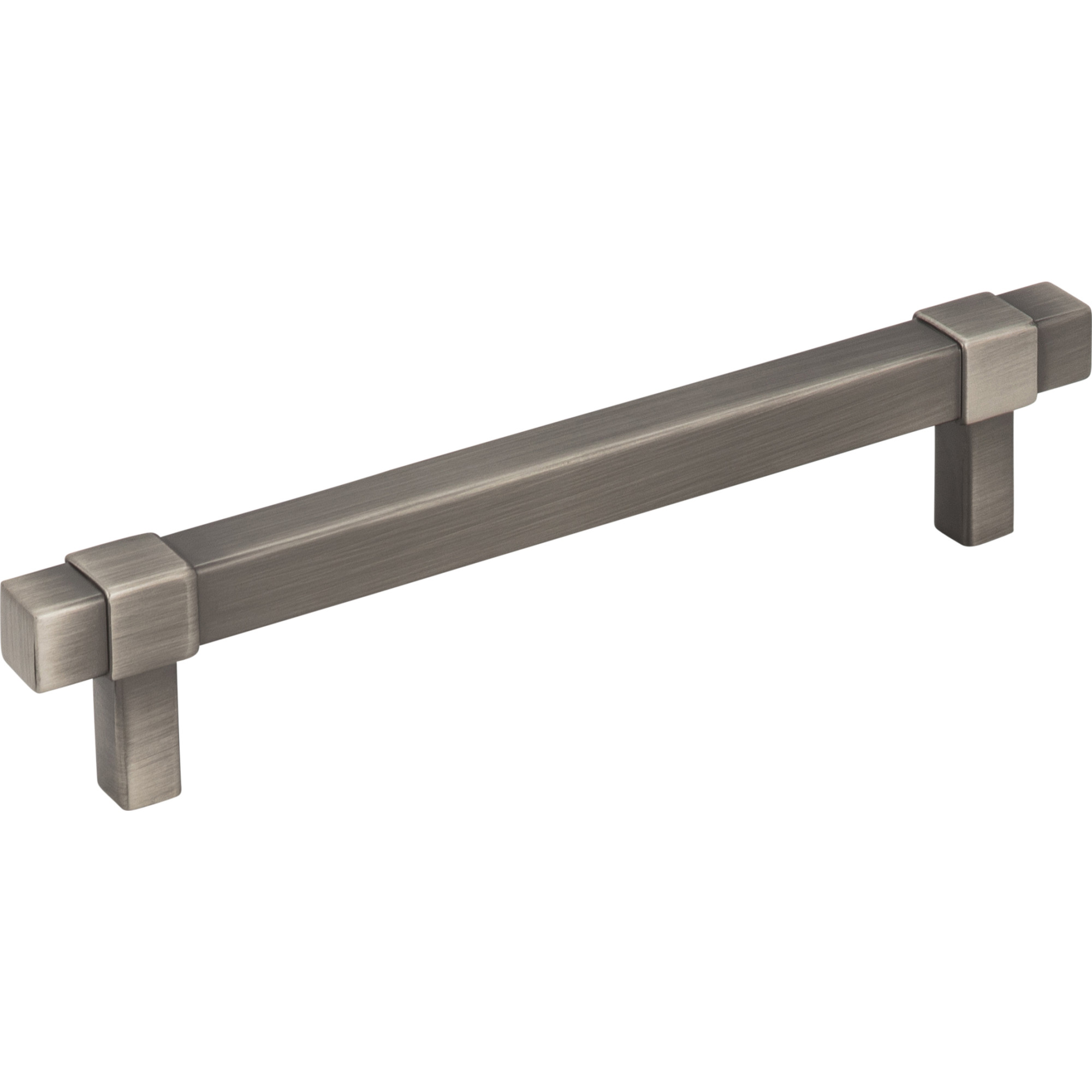 Zane 128 mm Center-to-Center Bar Pull, Brushed Pewter