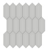 Studio Dove Gray 2×5 Picket Mosaic Matte