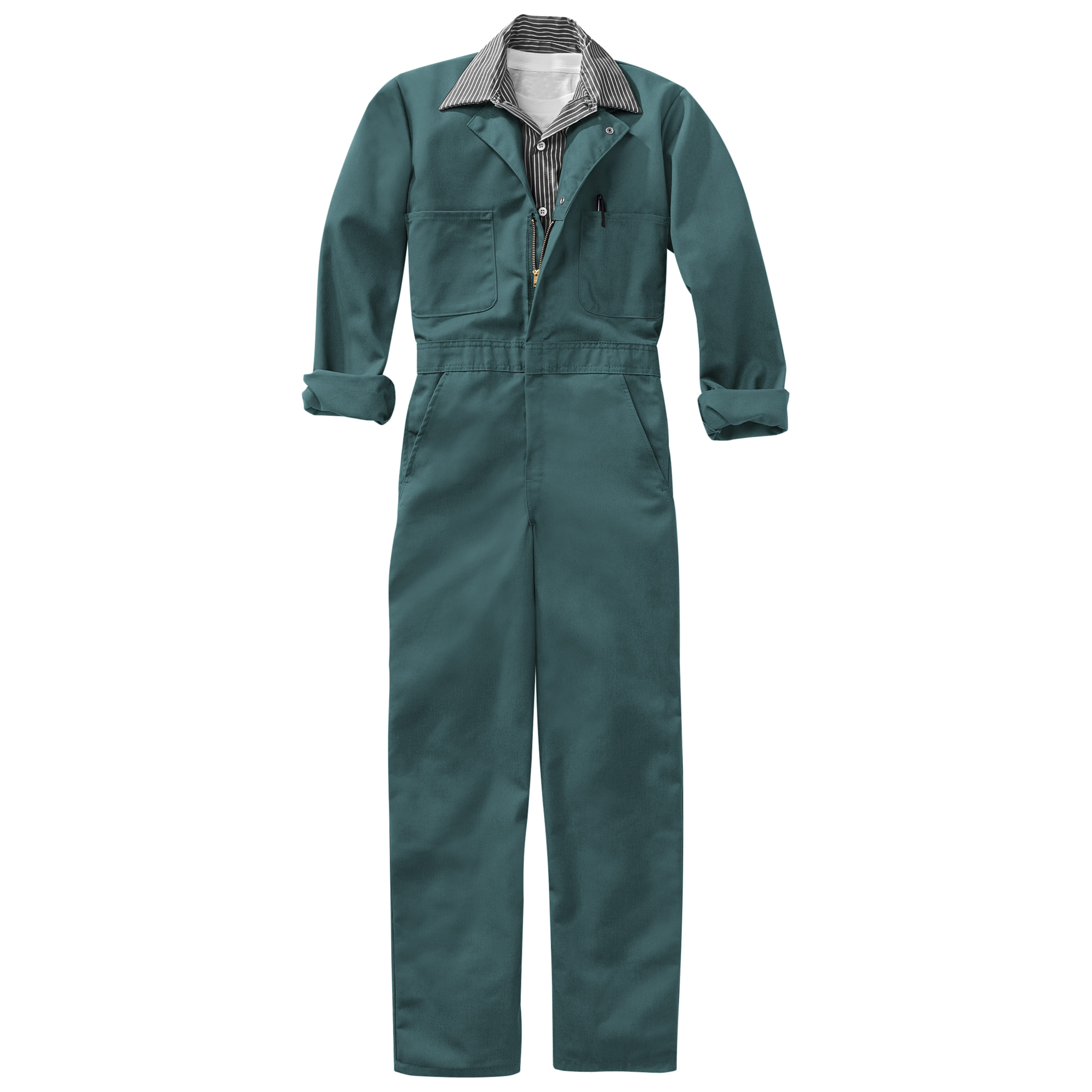 Red Kap Twill Action Back Coverall with Chest Pockets - Picture 28 of 32