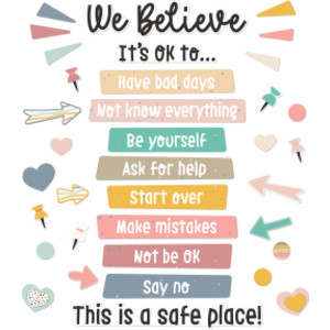 We Belong Motivational Bulletin Board Set