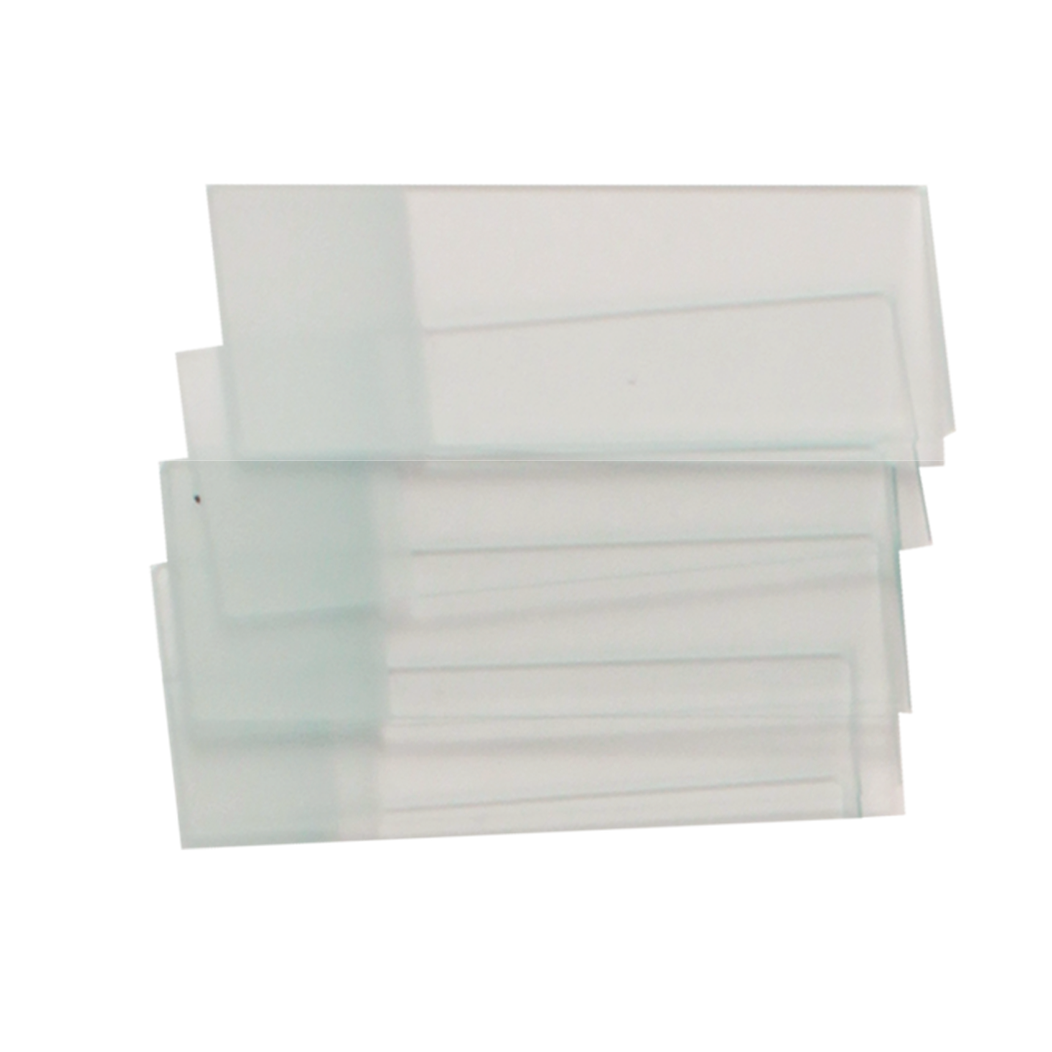 Microscope Slides, Clear, corner grounded 3