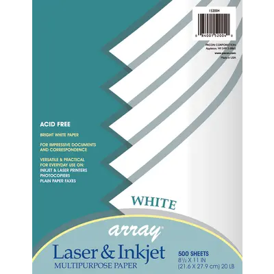 Pacon  Multi-Purpose Paper, White,  8-1/2
