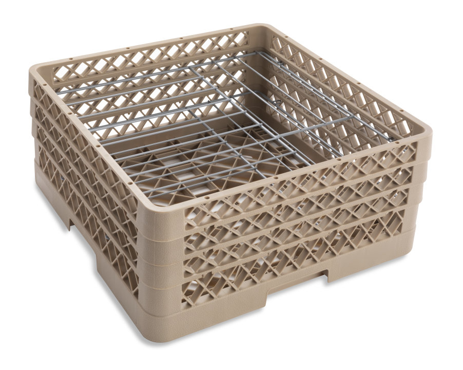 Traex® Plate Crate® Warewashing System with three extenders