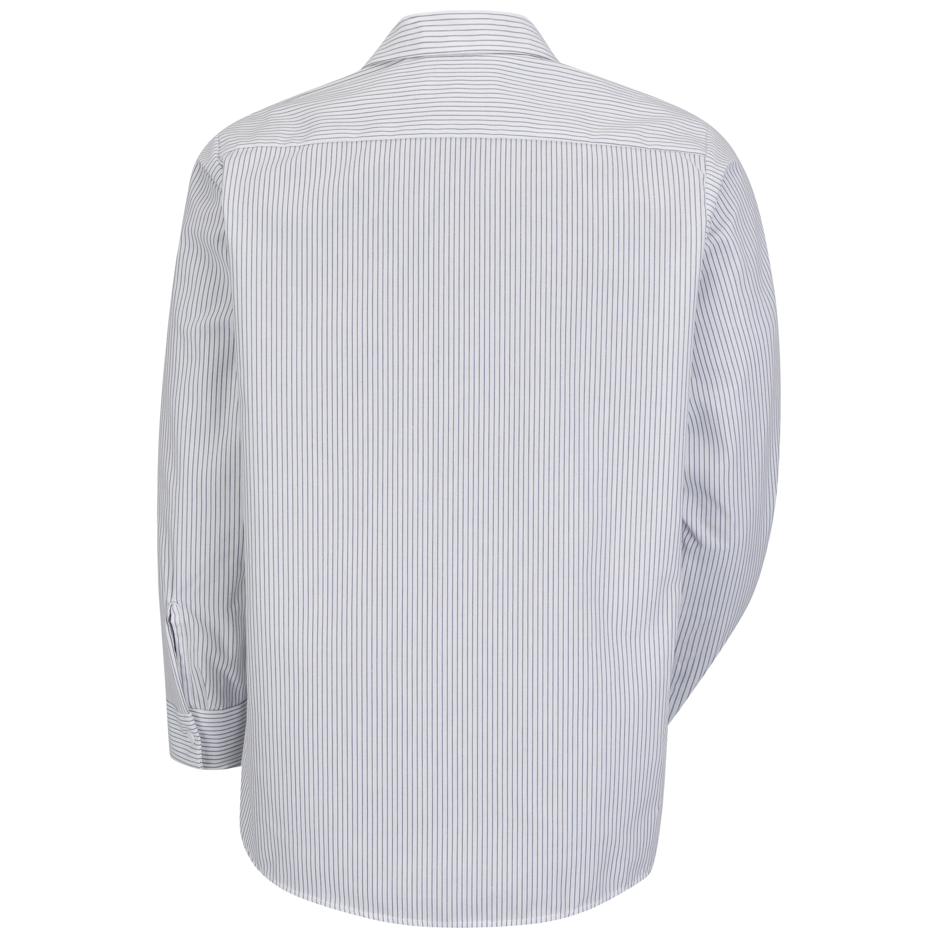 Red Kap Men's Long Sleeve Industrial Striped Work Shirt - Picture 14 of 19