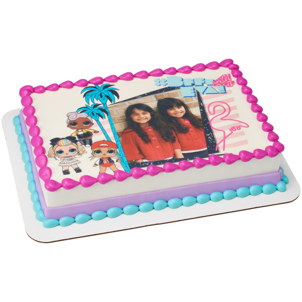 L.O.L. SURPRISE!™ #BFF's 4 Eva! PhotoCake® Edible Image® Frame