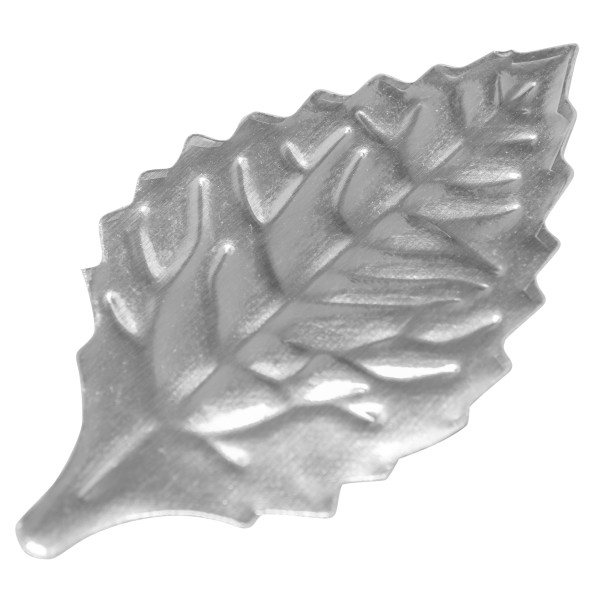 Silver Rose Leaves 2.13" Foil Leaves