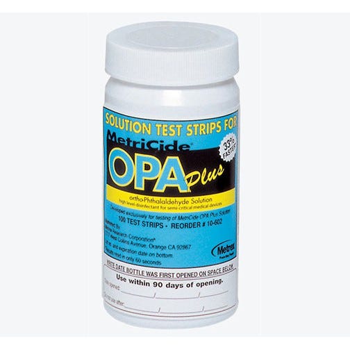 MetriCide® OPA Plus Test Strips, 100 Strips/Bottle