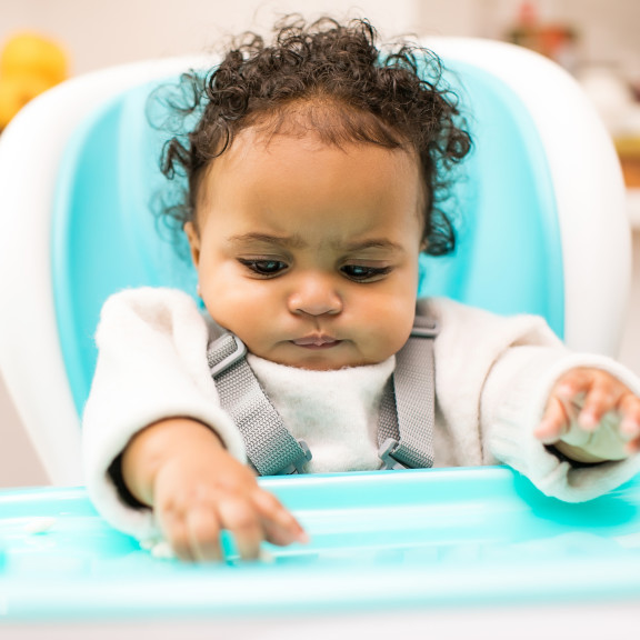 SmartClean Trio 3-in-1 High Chair - Aqua