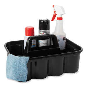 Rubbermaid Commercial, Deluxe Carry Caddy, Black