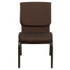 HERCULES Series 18.5''W Stacking Church Chair in Purple Fabric - Gold Vein Frame - Picture 91 of 140