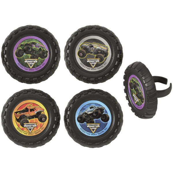 Monster Jam® Car Crushing Cupcake Rings