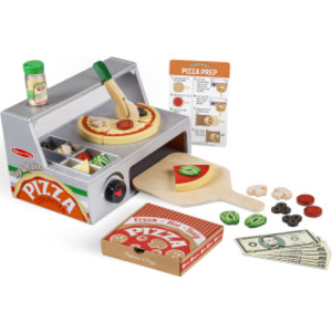 Top & Bake Pizza Counter - Wooden Play Food