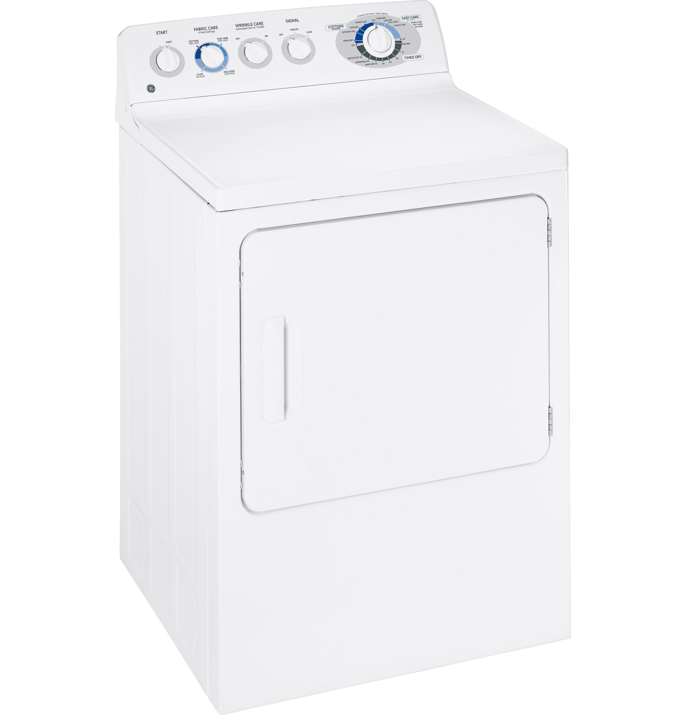GE® Long Vent 7.0 Cu. Ft. Super Capacity Gas Dryer