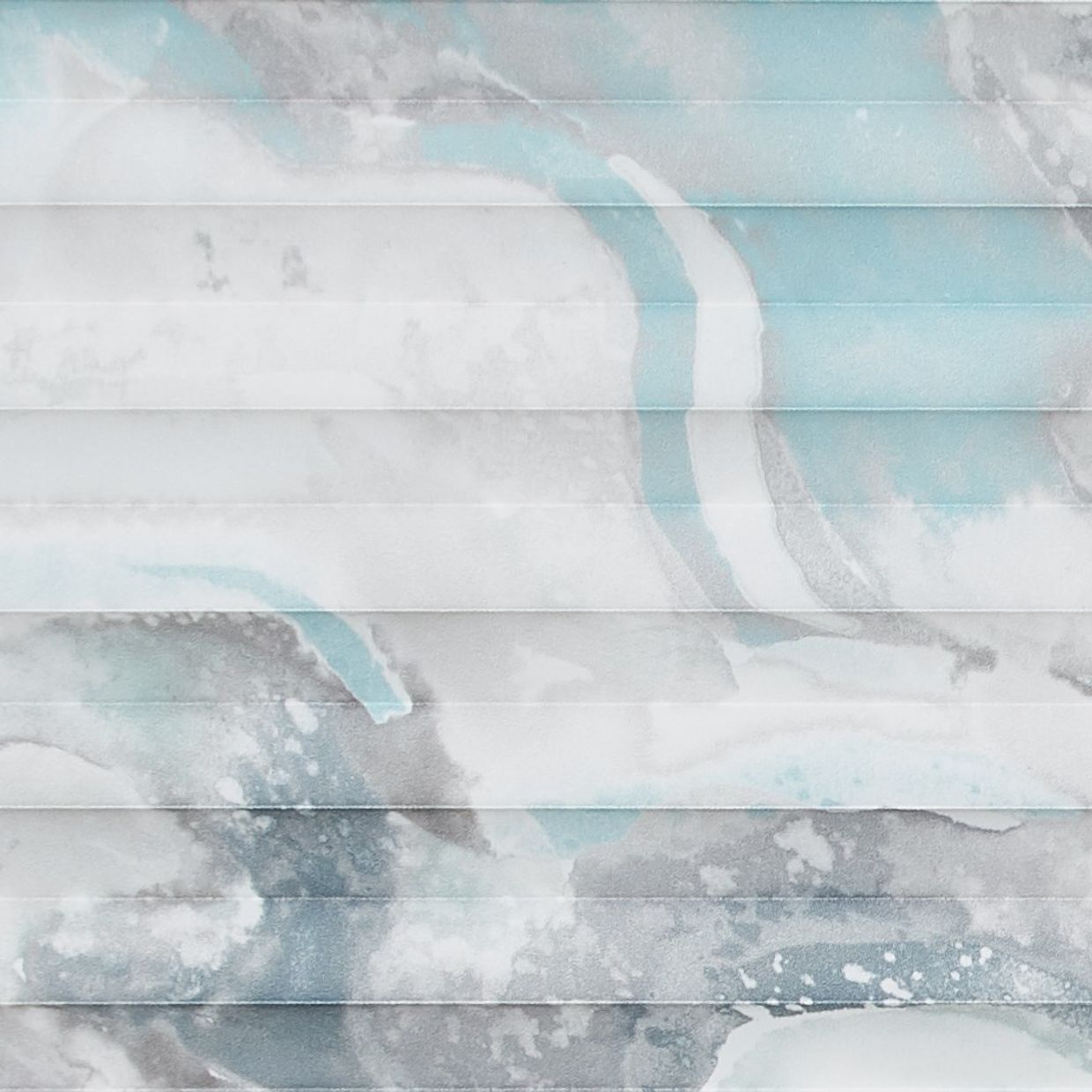 Onyx Sheer Blue Grey Pleated Blind