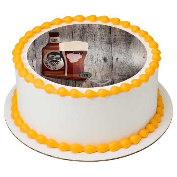 Beard and Hops PhotoCake® Edible Image®