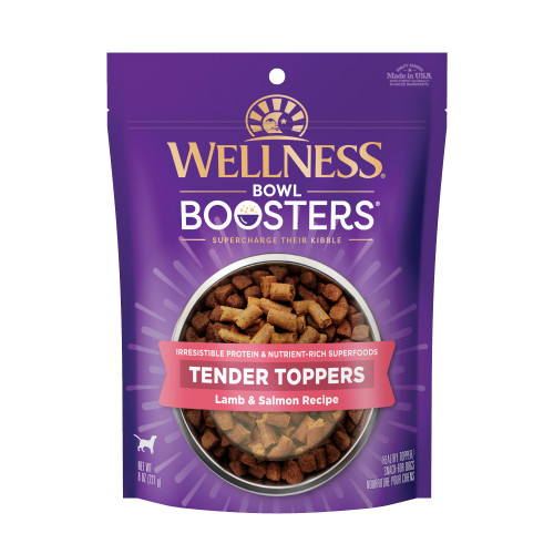 Wellness Bowl Boosters Tender Topper Lamb & Salmon Front packaging