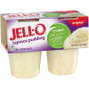 Jell-O Original Tapioca Pudding Snacks, 4 ct Cups