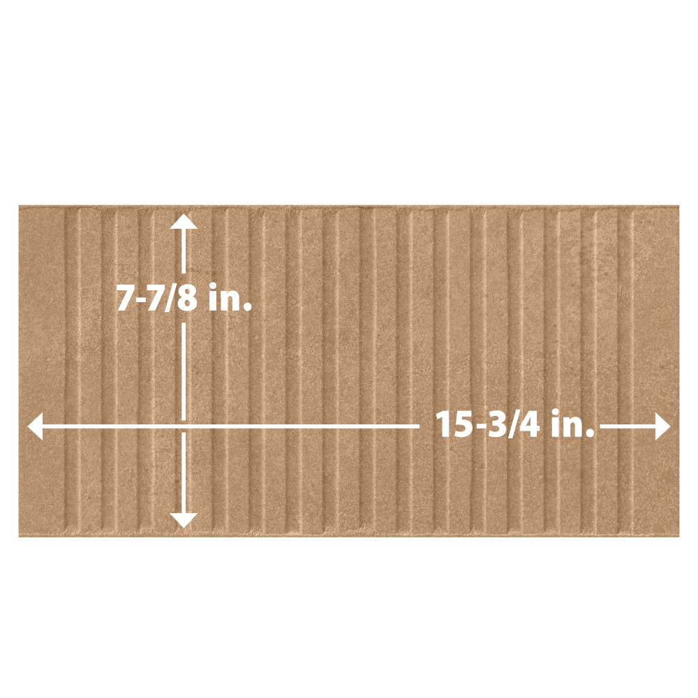 Kings Loft Clay 7-7/8 in. x 15-3/4 in. Ceramic Wall Tile