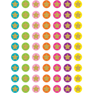 Confetti Stars Mini Stickers, Pack of 378