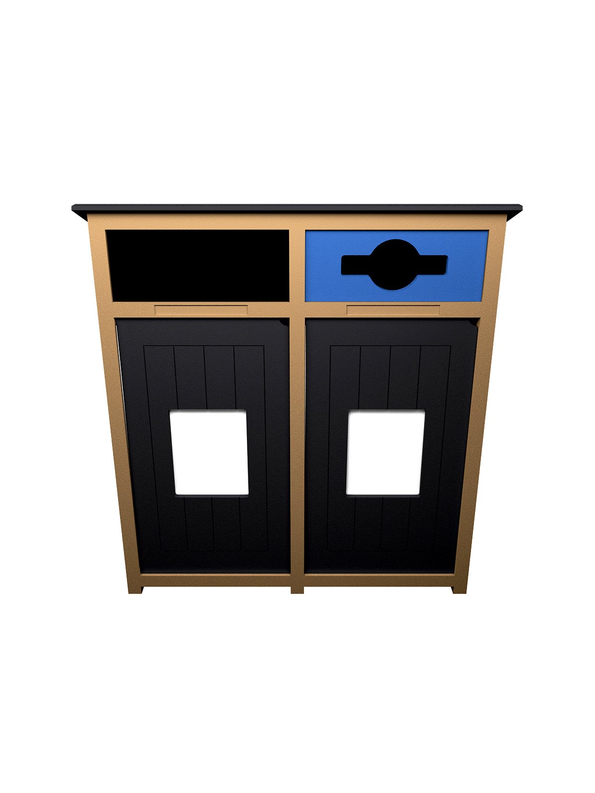 AURA – Double – Unit – Full-Mixed – Black-Cedar-Black-Blue