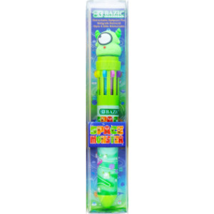 Space Monster Series 10-Color Pen, Assorted Designs