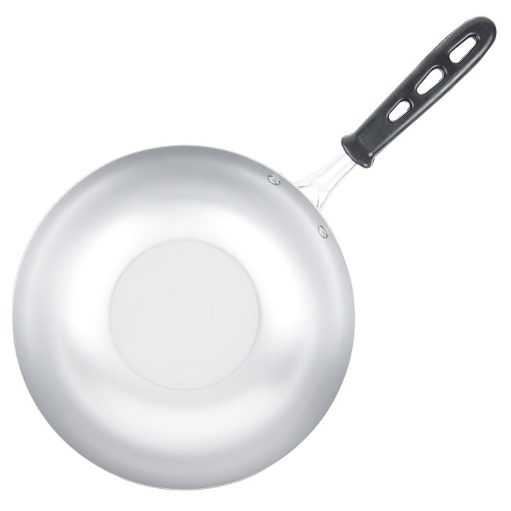 11-inch carbon steel stir-fry pan with TriVent silicone handle