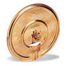 Blackburn, Ground Plate, 10 in. Dia., Copper, #14 Sol. to 4 Str. AWG, Mechanical