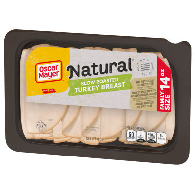 Oscar Mayer Natural Slow Roasted Turkey Breast Family Size, 14 oz Tray