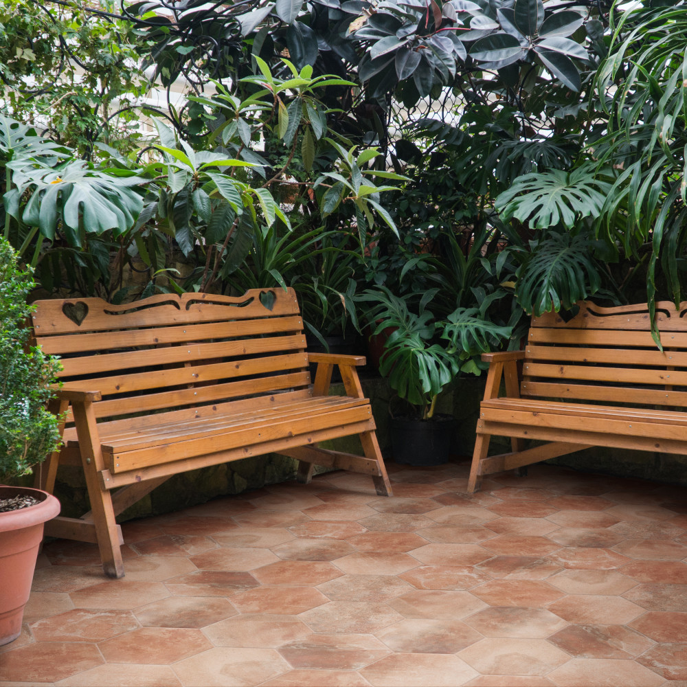 Americana Boston Hex North 11 in. x 12-3/4 in. Porcelain Floor and Wall Tile