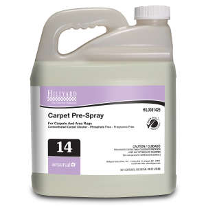Hillyard, Arsenal® Carpet Pre-Spray, Arsenal® One Dispenser 2.5 Liter Bottle