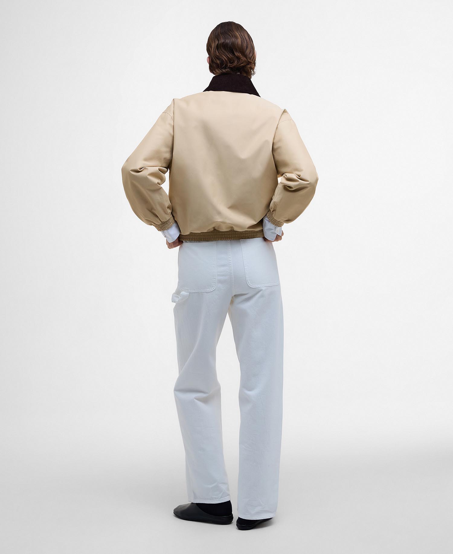 Barbour The Edit by Alexa Anna Showerproof Bomber Jacket image number 2
