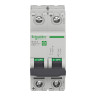 Multi 9 C60H-DC Miniature Circuit Breaker, DC Circuits, 2-Pole, 6A, B-Curve, 500 Vdc, 10 kA