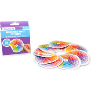 Emotions Wheel Sticker Class Pack, 25 Stickers