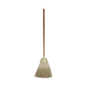 Boardwalk, 8in, Corn/fiber Brooms, Corn Bristles, Gray