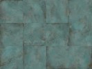 Alchemy Mint 4×4 Mosaic Matte with Brass Rods Rectified
