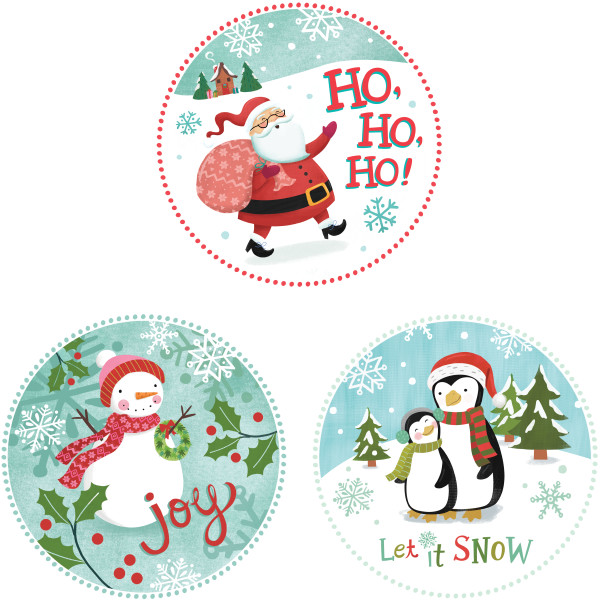 Christmas Friends Assortment Edible Image®