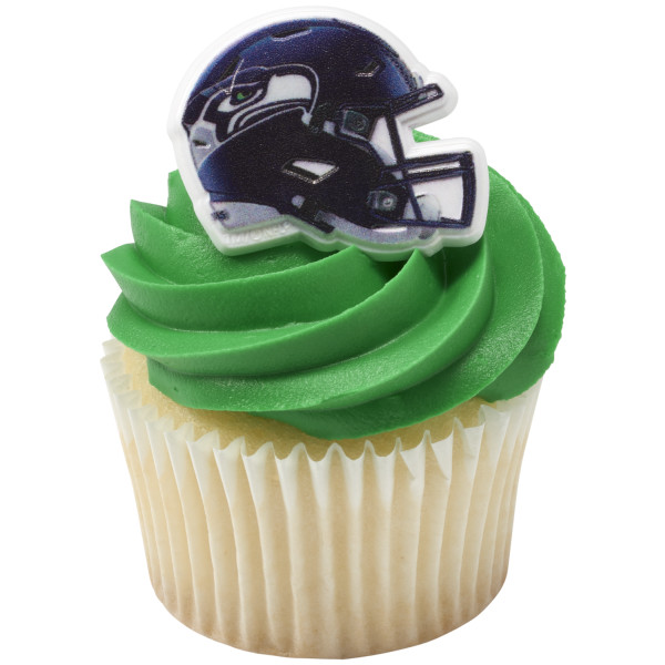 NFL Team Helmet Cupcake Rings