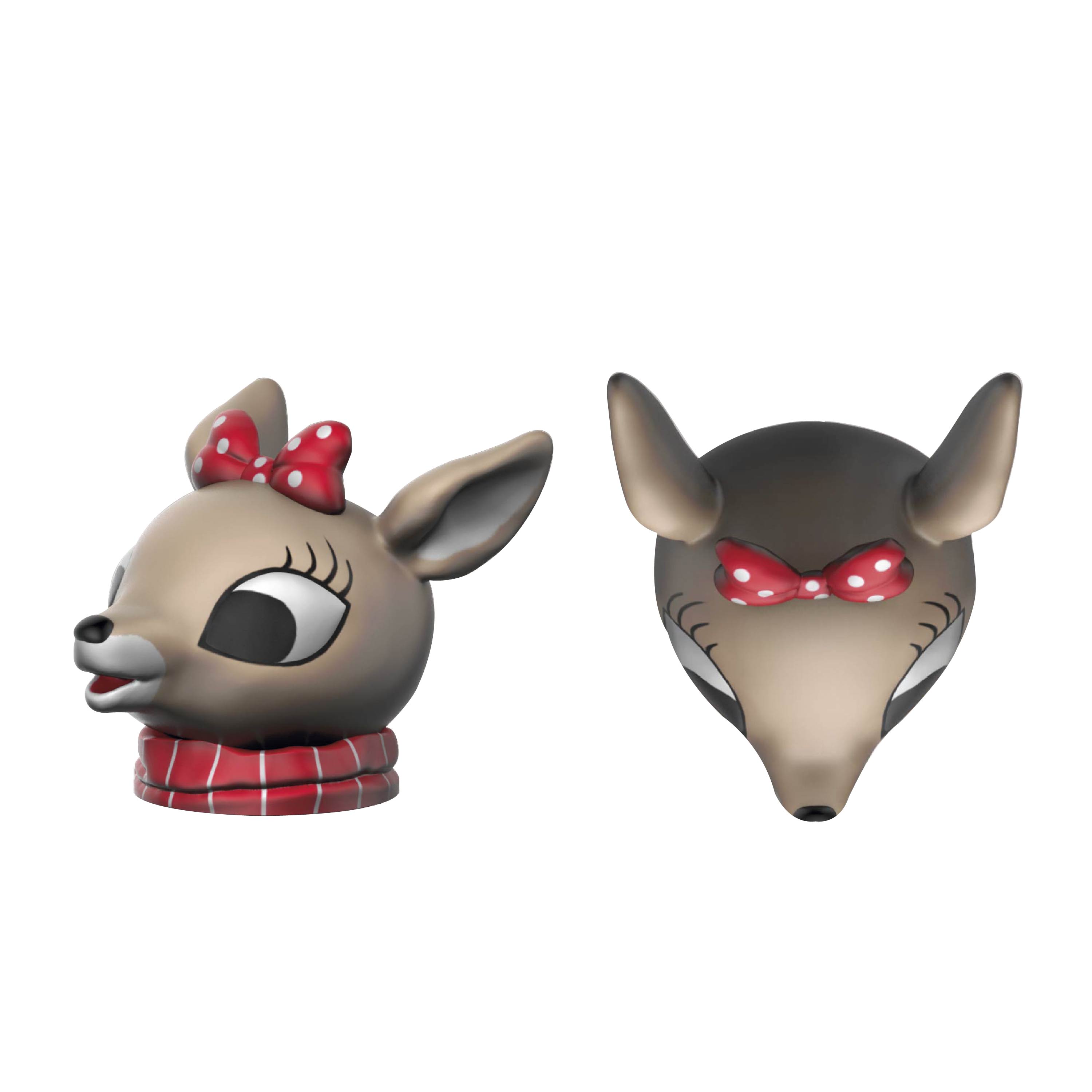 Rudolph the Reindeer Salt and Pepper Shaker Set, Rudolph & Clarice, 2-piece set slideshow image 8 Rudolph the Reindeer Salt and Pepper Shaker Set, Rudolph & Clarice, 2-piece set slideshow image 8