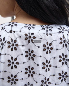 Kleid Erin Broderie Midi 