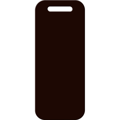 Black Large Luggage QuickTag Plain/Solid Luggage Tags Engraving Custom Solutions