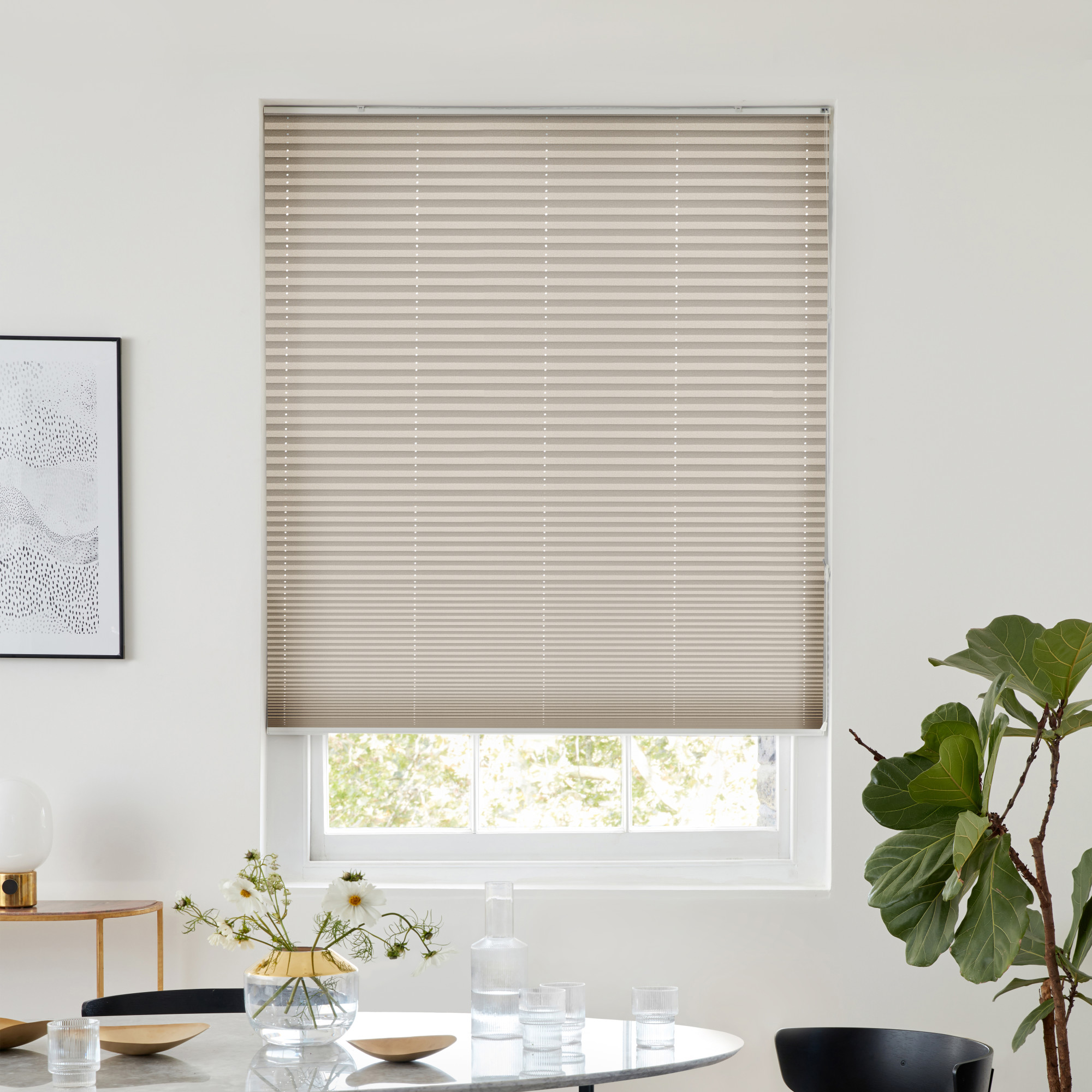 Eira Natural Pleated blind
