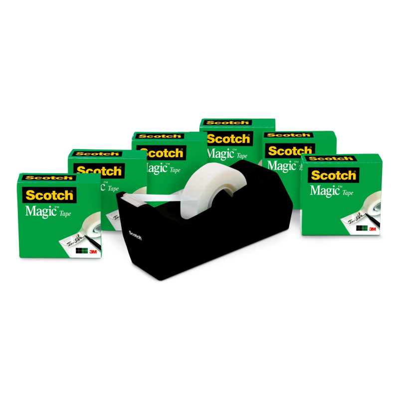 Magic+Tape+Value+Pack+With+C38+Dispenser%2C+3%2F4%26quot%3B+X+1000%26quot%3B+Tape%2C+6%2Fpack
