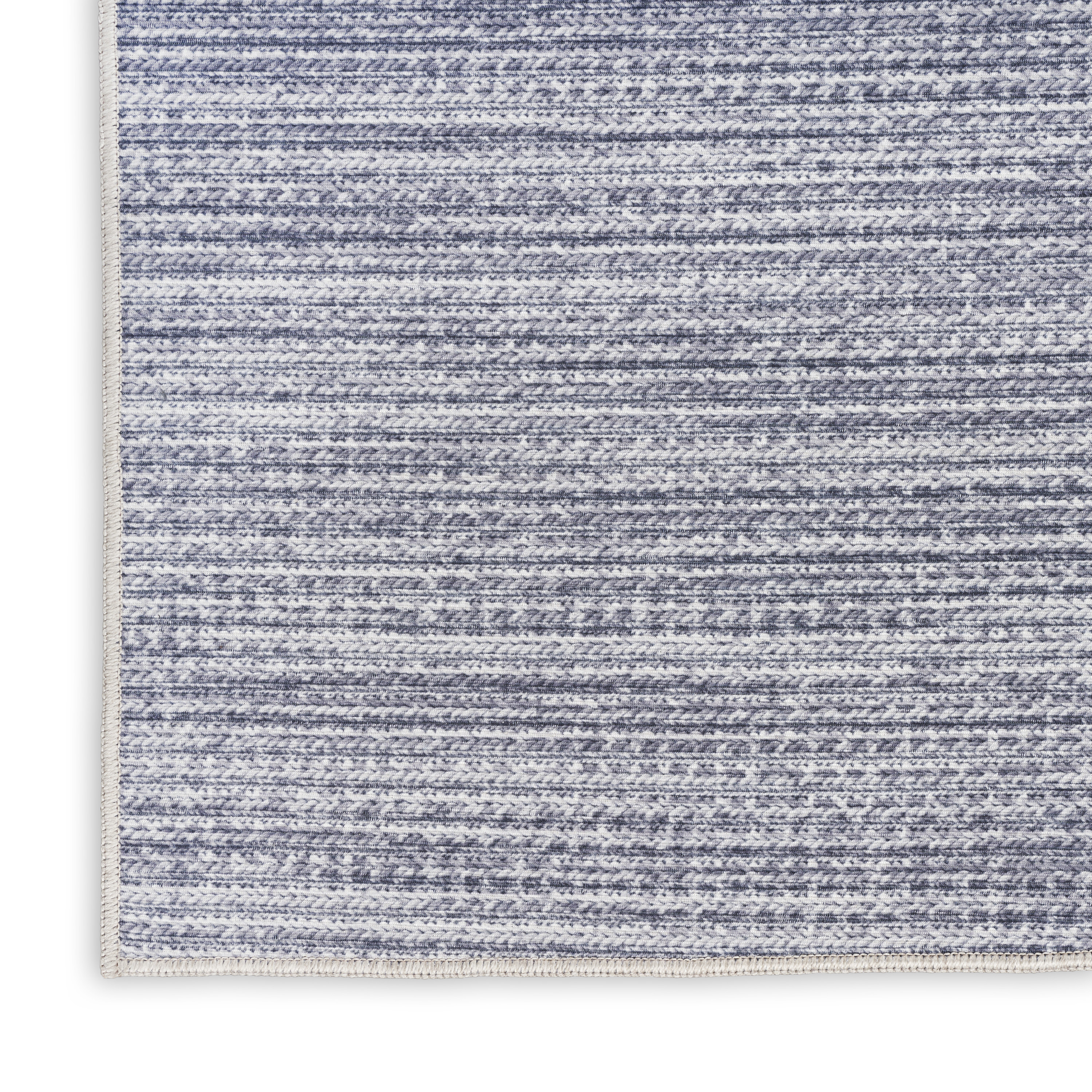 Nourison Nourison Washables 9'2" x 12' Grey Modern Indoor Rug