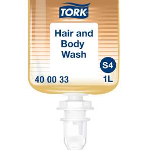 Essity, Hair & Body Wash Liquid Soap, Tork Liquid Skincare S4 Dispenser 1000 mL Cartridge