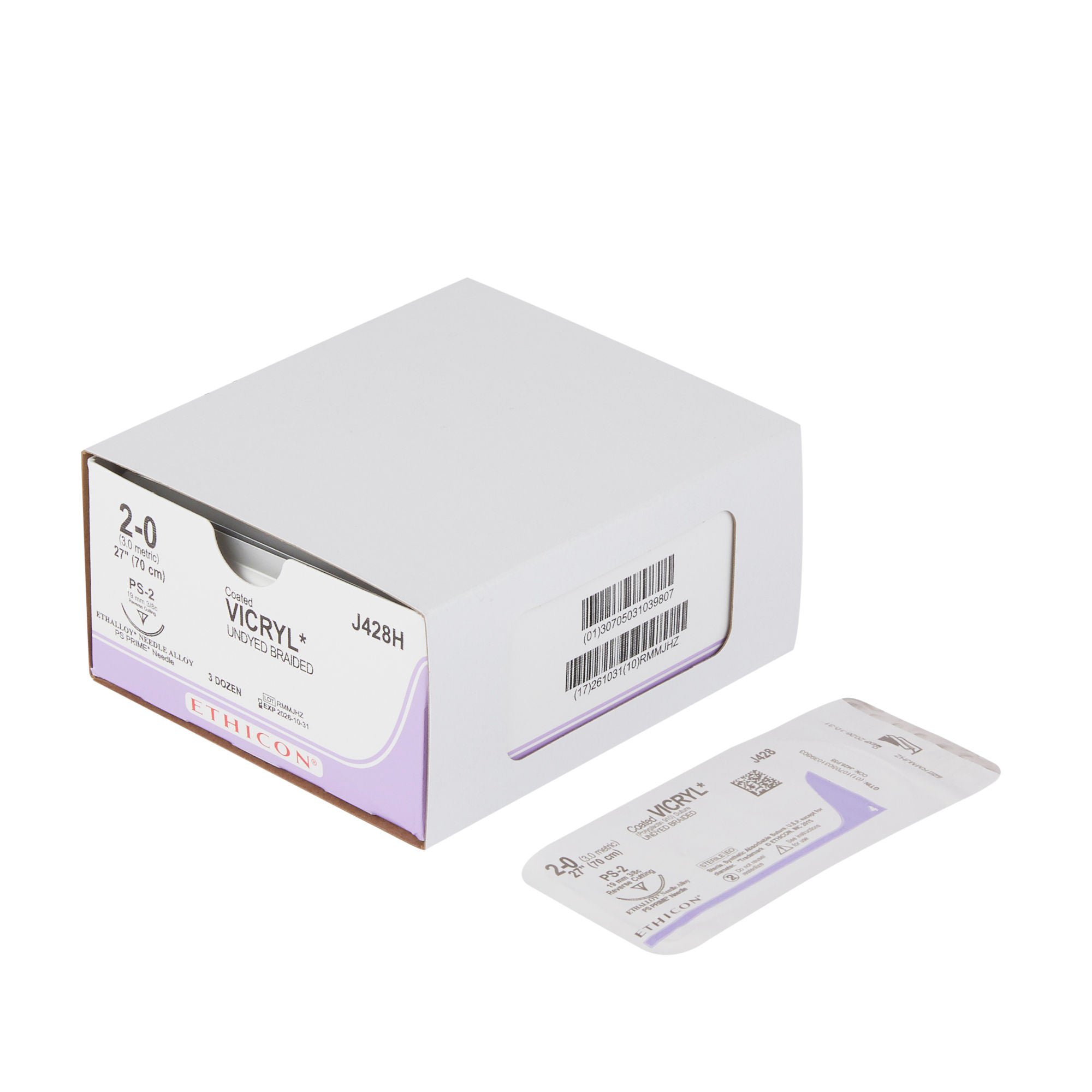 Coated Vicryl™ Suture with Needle