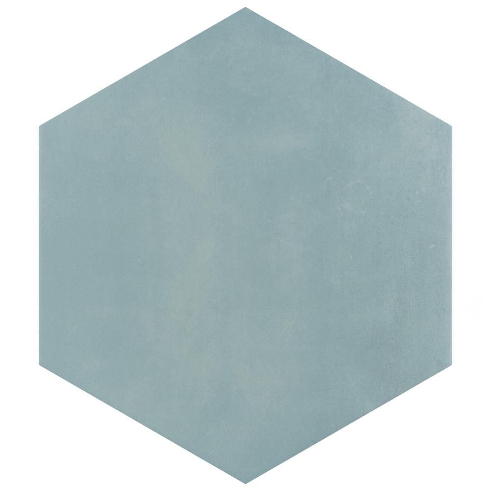 Horizon Hex Aguamarina 7-3/4 in. x 9 in. Porcelain Floor and Wall Tile