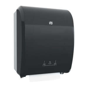 Tork, H80, Mechanical Roll Towel Dispenser, Black