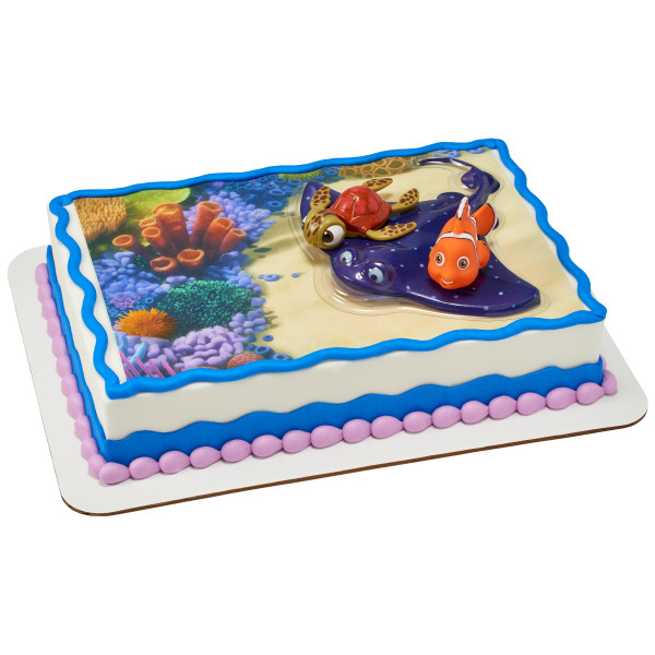 Finding Nemo Nemo and Squirt PhotoCake® Edible Image® DecoSet® Background
