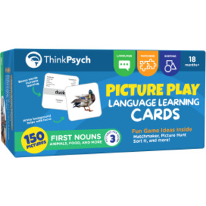 First Nouns Picture Play Cards - 150 Picture Cards for Speech Development