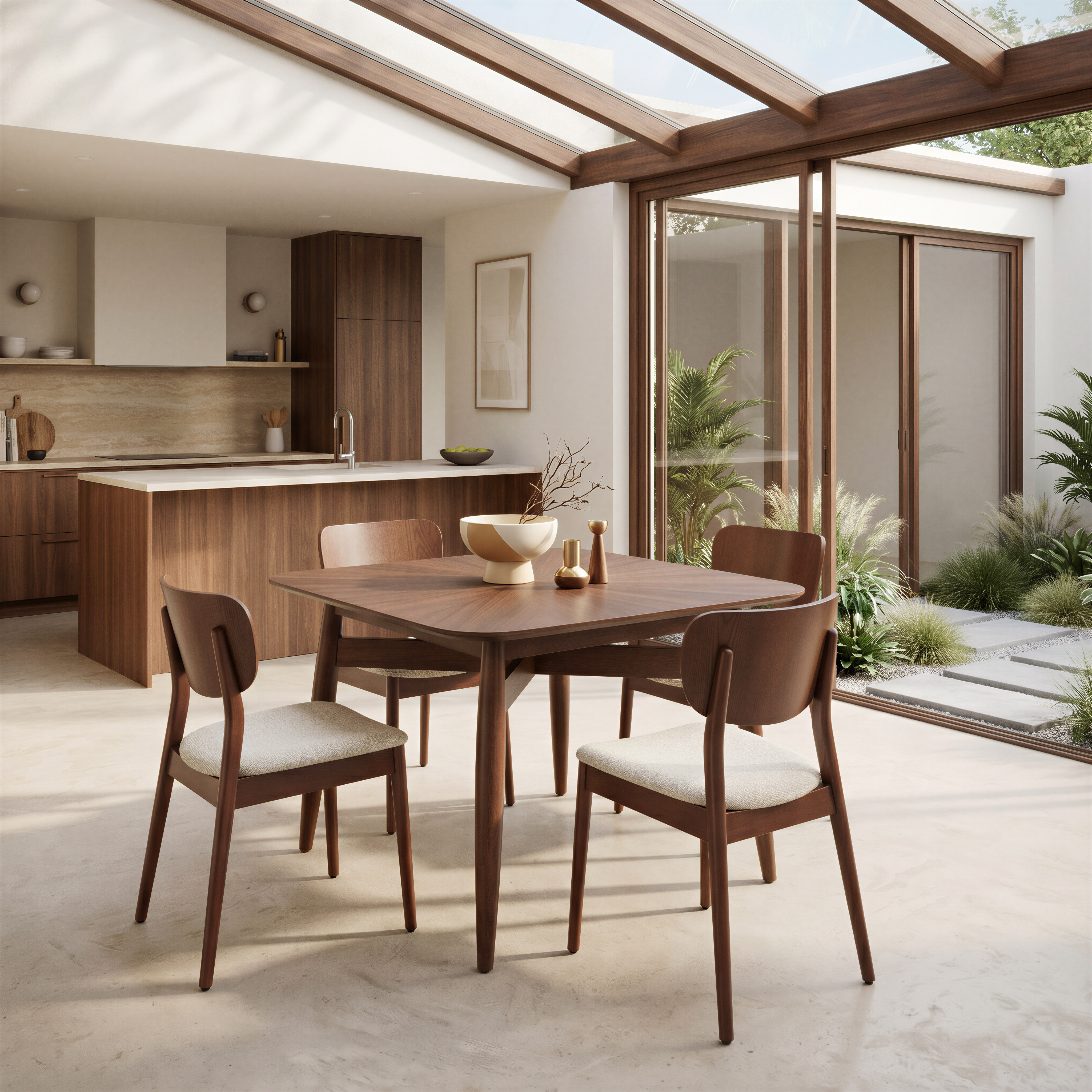 Silea Square Dining Table Espresso product image